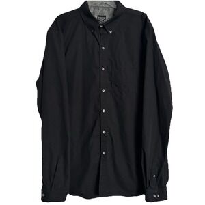 Grunt Style Men's Shirt 2XL Black Long Sleeve Made in USA Patriotic Lining